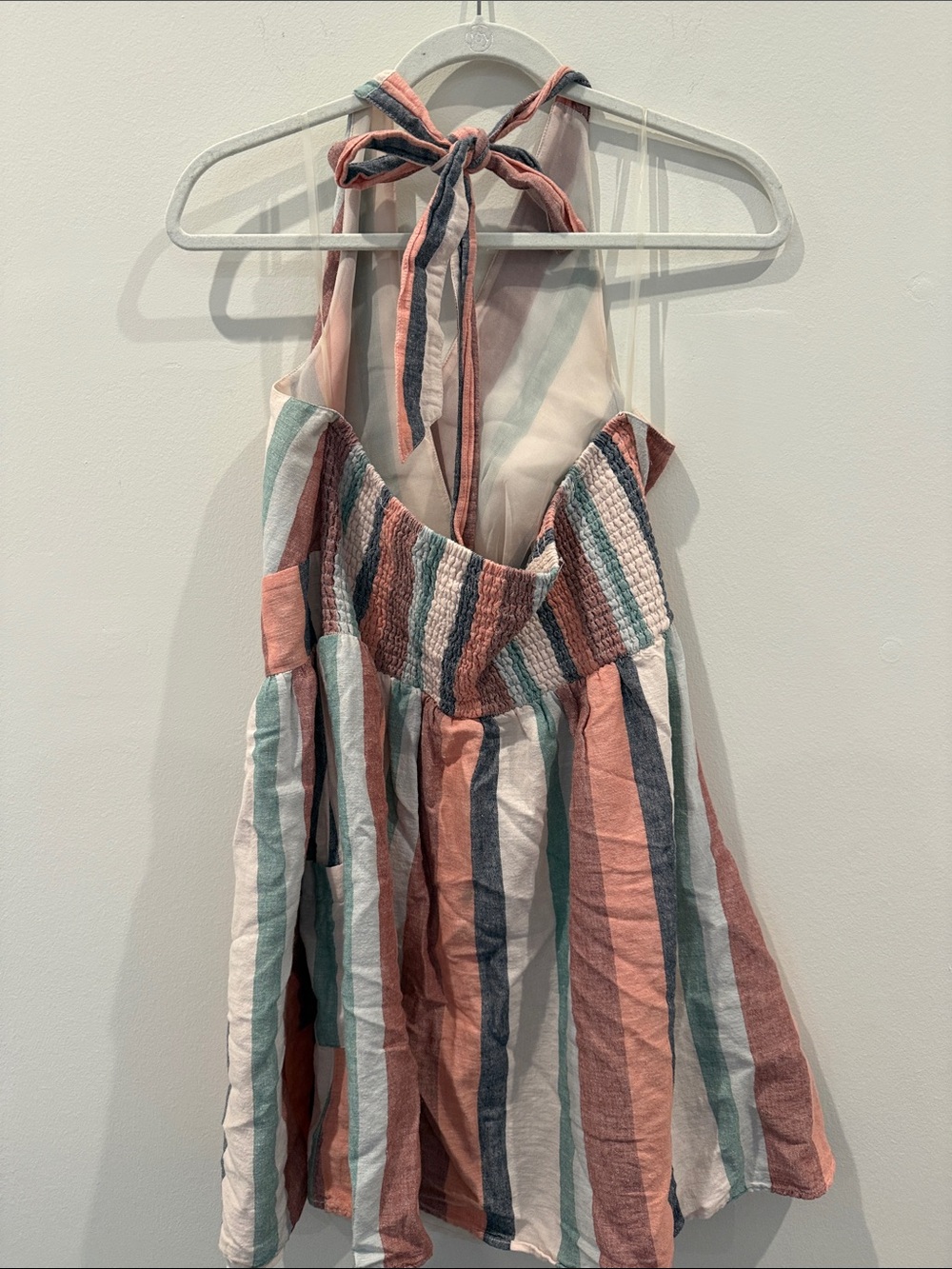 American Eagle Striped Halter Dress - Picture 2 of 3